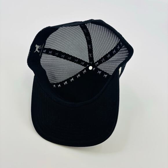 American Fetcher Hat Cap SnapBack Men’s Black White Rope Hunting Outdoorsman - Picture 6 of 7